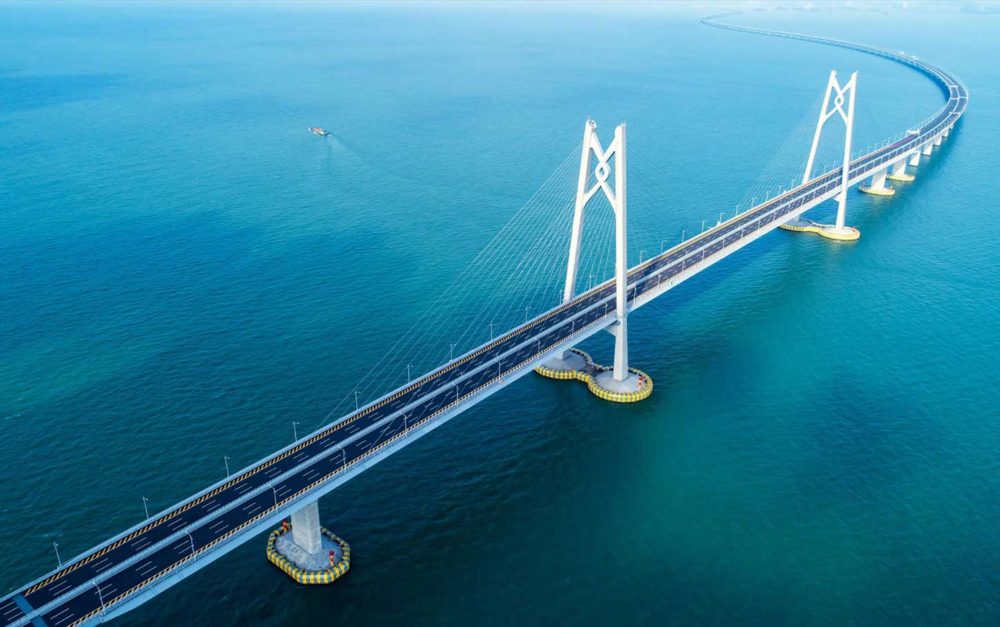Sea-crossing bridge